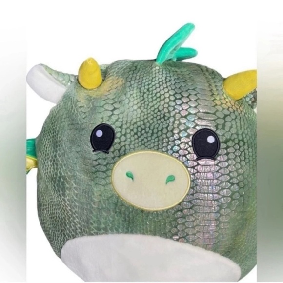 SQUISHMALLOW 16”Marty Green Dragon Exclusive Soft Plush Squishy ToyAnimals - Picture 7 of 9